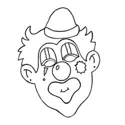 着色页: 小丑 (人物) #90907 - 免费可打印着色页