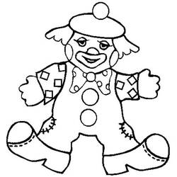 着色页: 小丑 (人物) #90913 - 免费可打印着色页