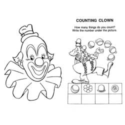 着色页: 小丑 (人物) #91064 - 免费可打印着色页