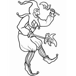 着色页: 小丑 (人物) #148640 - 免费可打印着色页