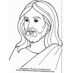 着色页: 耶稣 (人物) #98881 - 免费可打印着色页
