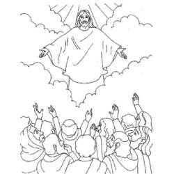 着色页: 耶稣 (人物) #98976 - 免费可打印着色页