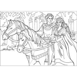 着色页: 骑士 (人物) #87100 - 免费可打印着色页