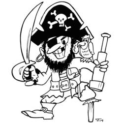 着色页: 海盗 (人物) #105073 - 免费可打印着色页