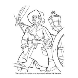 着色页: 海盗 (人物) #105101 - 免费可打印着色页