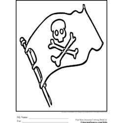 着色页: 海盗 (人物) #105137 - 免费可打印着色页