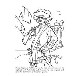 着色页: 海盗 (人物) #105155 - 免费可打印着色页