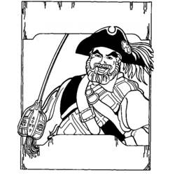 着色页: 海盗 (人物) #105327 - 免费可打印着色页