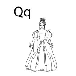 着色页: 女王 (人物) #106250 - 免费可打印着色页
