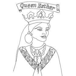 着色页: 女王 (人物) #106304 - 免费可打印着色页