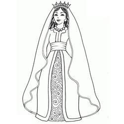 着色页: 女王 (奇幻和冒险角色) #203753 - 免费可打印着色页