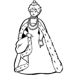 着色页: 女王 (奇幻和冒险角色) #203756 - 免费可打印着色页