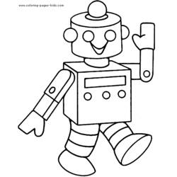 着色页: 机器人 (人物) #106564 - 免费可打印着色页