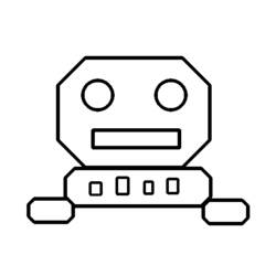 着色页: 机器人 (人物) #106694 - 免费可打印着色页