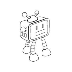 着色页: 机器人 (人物) #106728 - 免费可打印着色页
