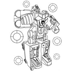 着色页: 机器人 (人物) #106756 - 免费可打印着色页