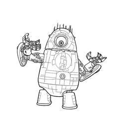 着色页: 机器人 (人物) #106767 - 免费可打印着色页