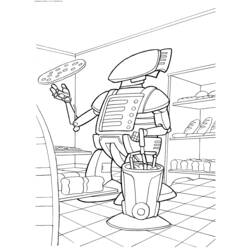 着色页: 机器人 (人物) #106771 - 免费可打印着色页
