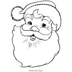 着色页: 圣诞老人 (人物) #104651 - 免费可打印着色页