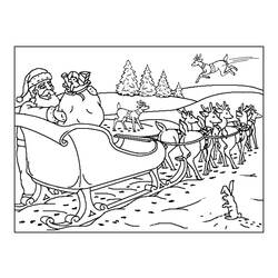着色页: 圣诞老人 (人物) #104656 - 免费可打印着色页