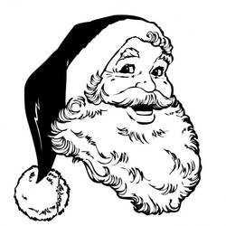 着色页: 圣诞老人 (人物) #104685 - 免费可打印着色页