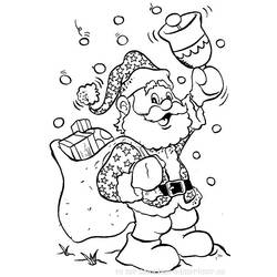 着色页: 圣诞老人 (人物) #104719 - 免费可打印着色页