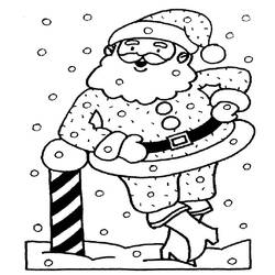 着色页: 圣诞老人 (人物) #104728 - 免费可打印着色页