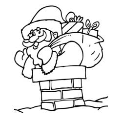 着色页: 圣诞老人 (人物) #104907 - 免费可打印着色页