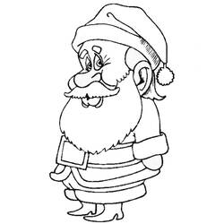 着色页: 圣诞老人 (人物) #104936 - 免费可打印着色页
