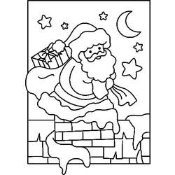 着色页: 圣诞老人 (人物) #104967 - 免费可打印着色页