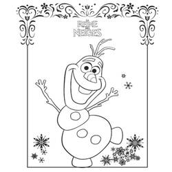 着色页: 雪人 (人物) #89438 - 免费可打印着色页