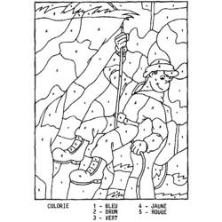 着色页: 按数字涂色 (按数字着色) #125495 - 免费可打印着色页