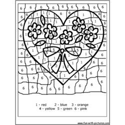 着色页: 按数字涂色 (按数字着色) #125502 - 免费可打印着色页
