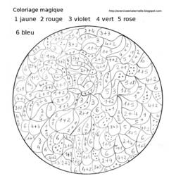 着色页: 魔法涂色 (按数字着色) #126112 - 免费可打印着色页