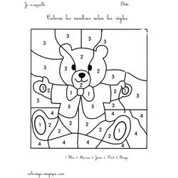 着色页: 魔法涂色 (按数字着色) #126121 - 免费可打印着色页