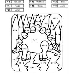 着色页: 一年级魔法涂色 (按数字着色) #178229 - 免费可打印着色页