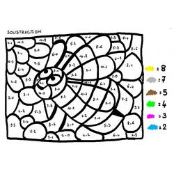 着色页: 二年级魔法涂色 (按数字着色) #178350 - 免费可打印着色页