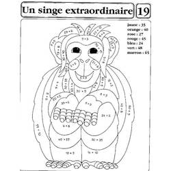 着色页: 二年级魔法涂色 (按数字着色) #178357 - 免费可打印着色页