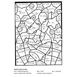着色页: 四年级魔法涂色 (按数字着色) #178391 - 免费可打印着色页