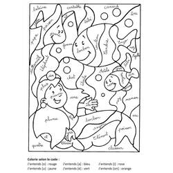着色页: 四年级魔法涂色 (按数字着色) #178400 - 免费可打印着色页