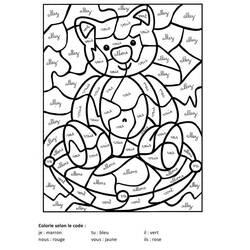着色页: 四年级魔法涂色 (按数字着色) #178405 - 免费可打印着色页
