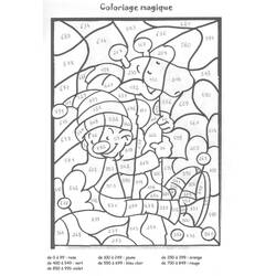 着色页: 五年级魔法涂色 (按数字着色) #193220 - 免费可打印着色页