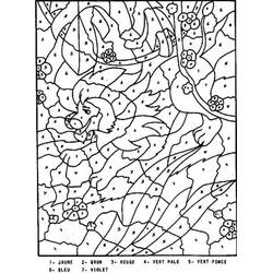 着色页: 五年级魔法涂色 (按数字着色) #193221 - 免费可打印着色页