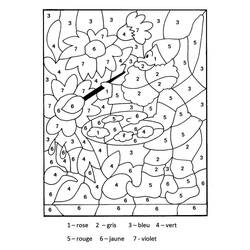着色页: 五年级魔法涂色 (按数字着色) #193222 - 免费可打印着色页