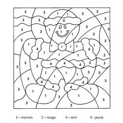 着色页: 五年级魔法涂色 (按数字着色) #193223 - 免费可打印着色页