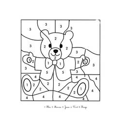 着色页: 五年级魔法涂色 (按数字着色) #193224 - 免费可打印着色页