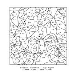 着色页: 五年级魔法涂色 (按数字着色) #193227 - 免费可打印着色页