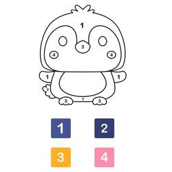 着色页: 幼儿园魔法涂色 (按数字着色) #201528 - 免费可打印着色页