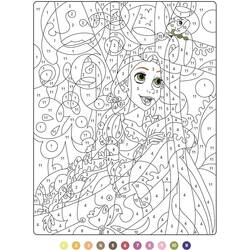 着色页: 魔法困难 (按数字着色) #216646 - 免费可打印着色页