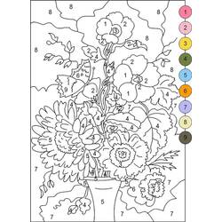 着色页: 魔法困难 (按数字着色) #216664 - 免费可打印着色页